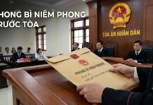 Phong Bì Niêm Phong Trước Tòa