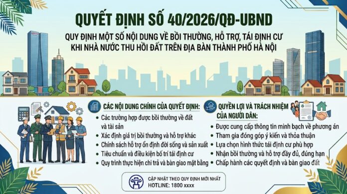 quyet dinh 40 boi thuong ho tro tai dinh cu